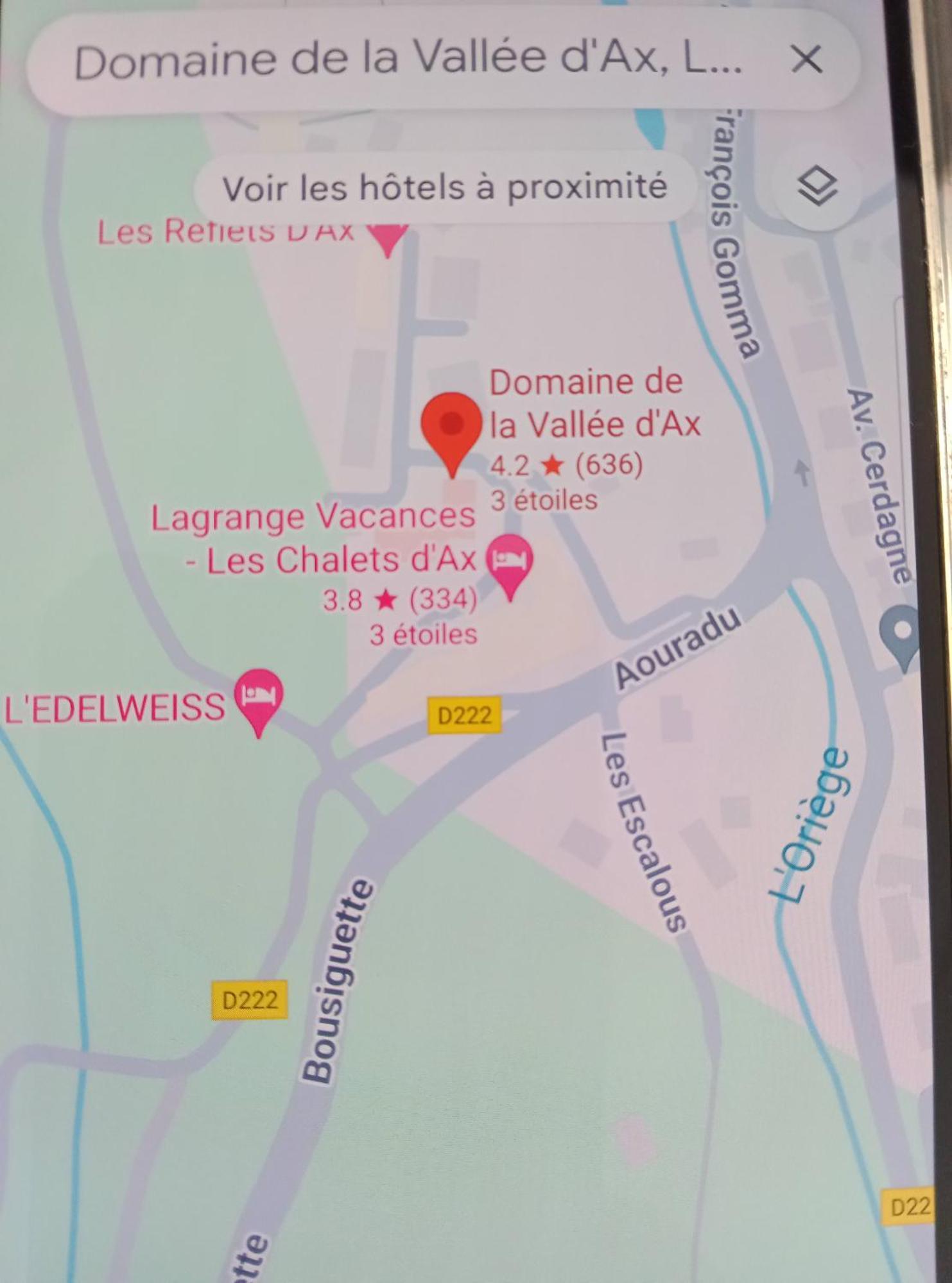 阿克斯莱泰尔姆Le Calme De Ax公寓 外观 照片